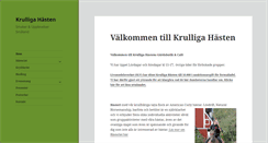 Desktop Screenshot of krulligahasten.se